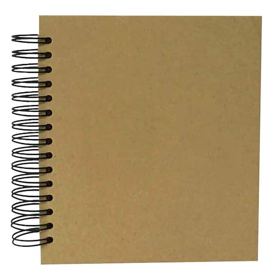 6 Pack: Spiral Kraft Chipboard Journal by Recollections®